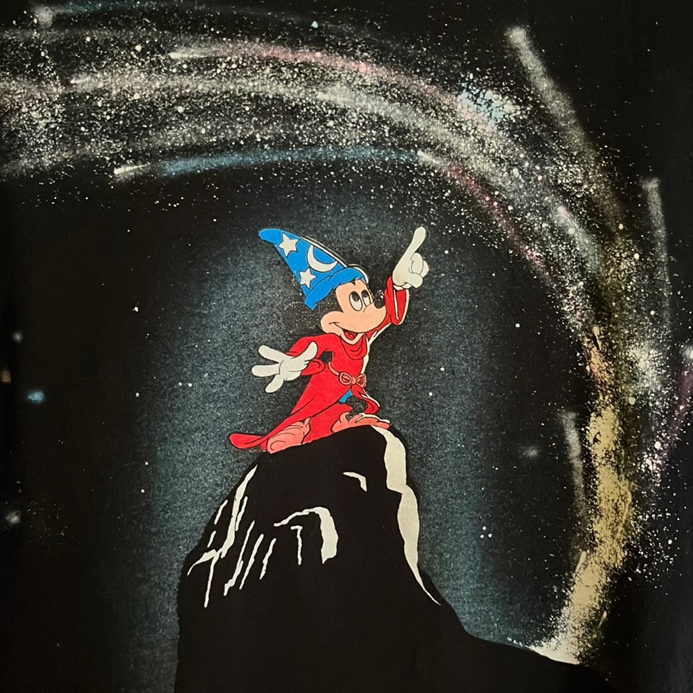 Vintage 90s Disney Mickey Mouse Fantasia Single Stitch T Shirt Sz Xl